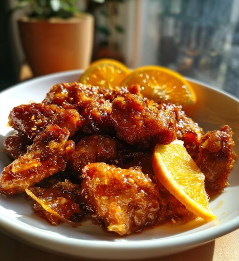 kyckling med apelsin och ingefära recept