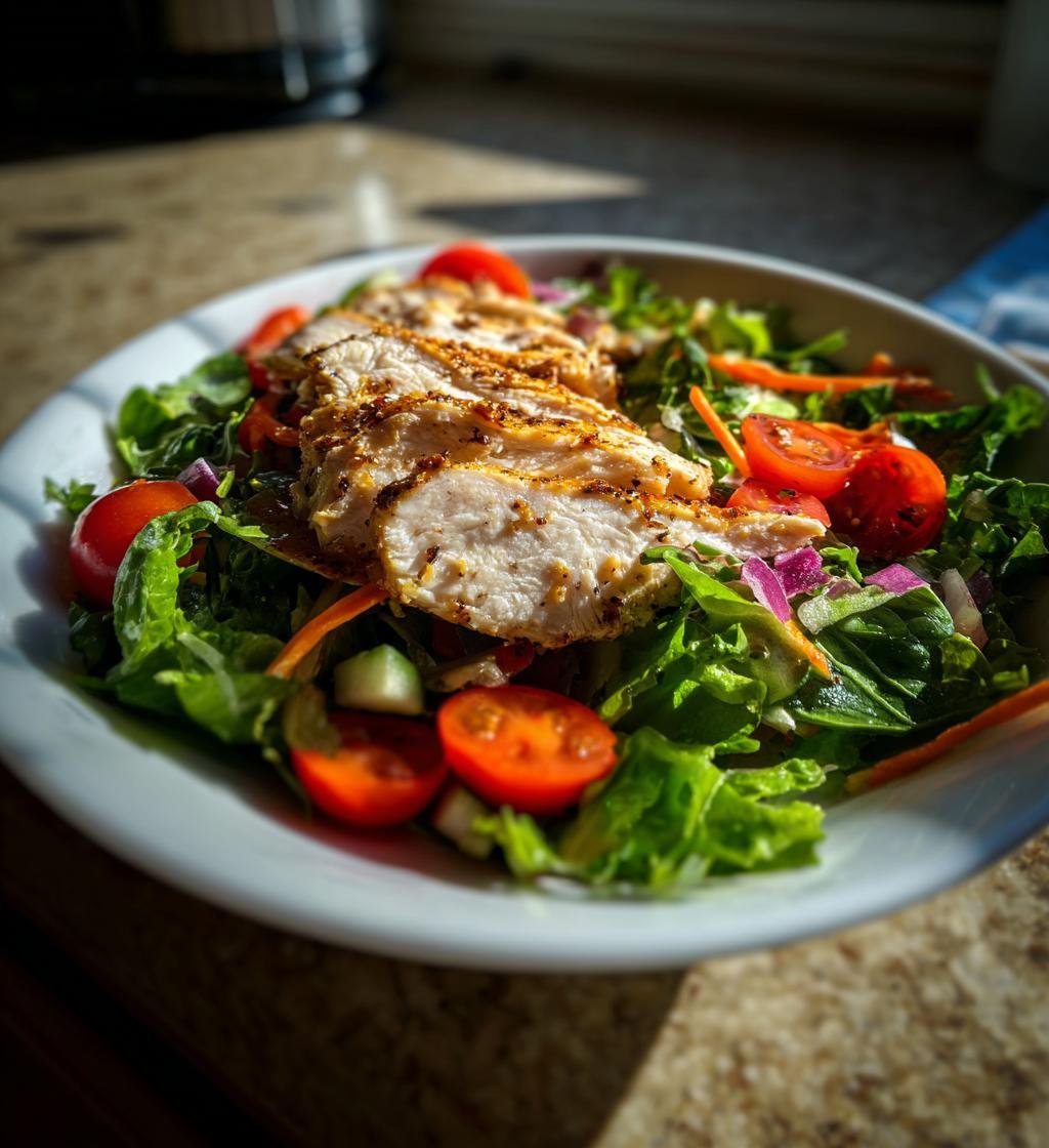 Meal Prep Sallad med Kyckling Recept – Enkel och Nyttig - steg för steg