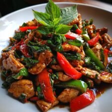 Thai basil kyckling recept – Enkel och snabb vardagsrätt