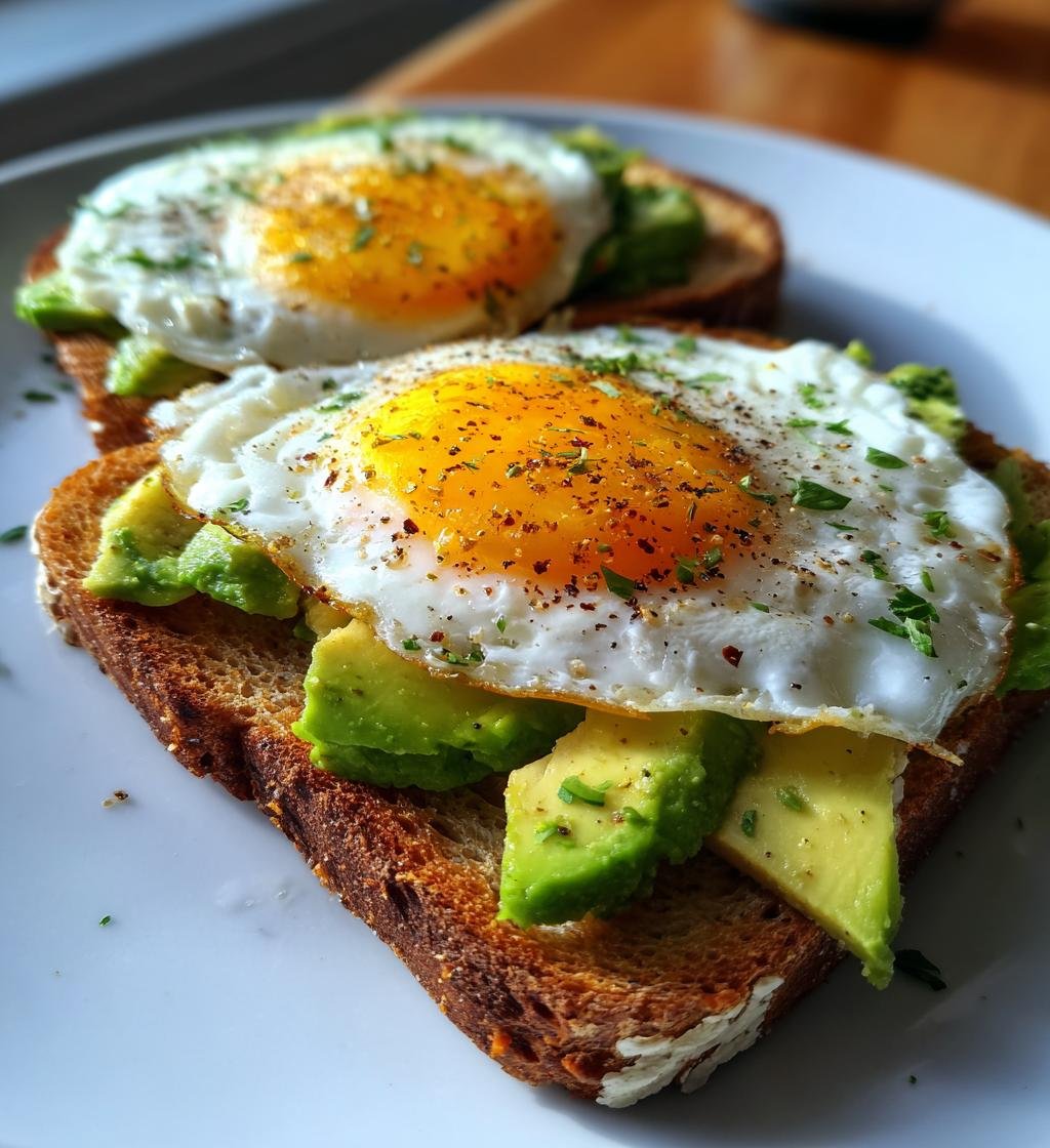 Toast med ägg och avokado recept – Enkel och Krämig Frukost