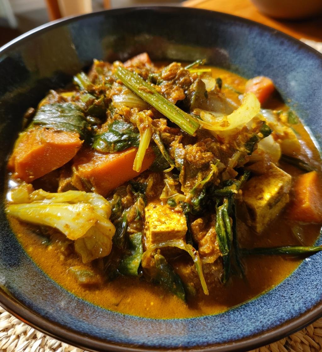 Vegetarisk thaicurry med tofu – Enkel och Krämig Middag