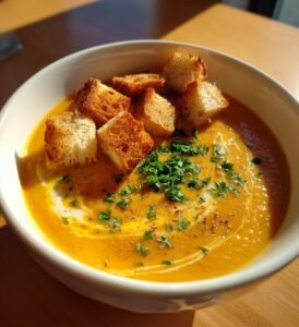 soppa med butternutpumpa recept