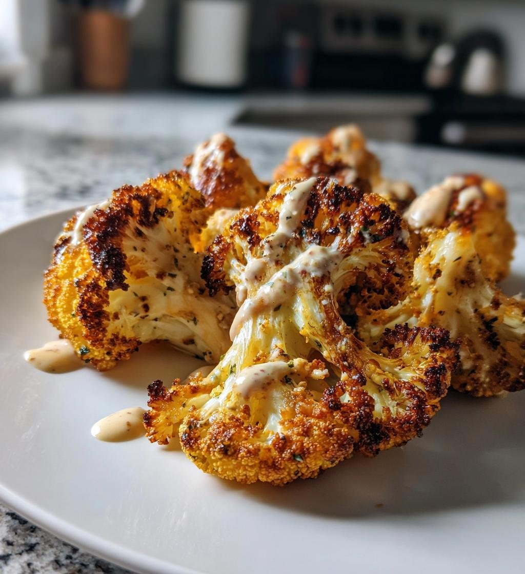 Ugnsrostad blomkål med tahini - Enkel och god vardagsrätt