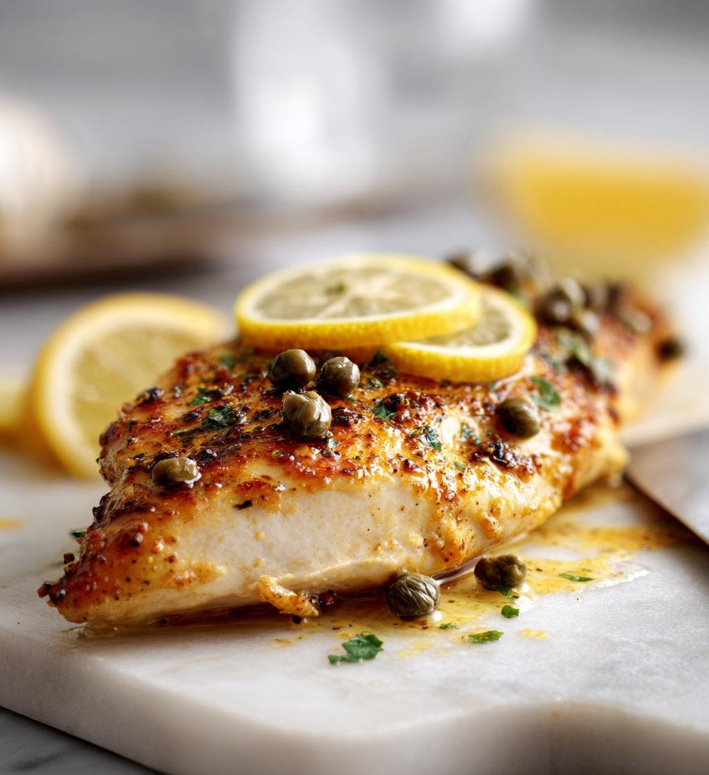 Kycklingfilé med citronsmör och kapris – Enkel och God - steg för steg