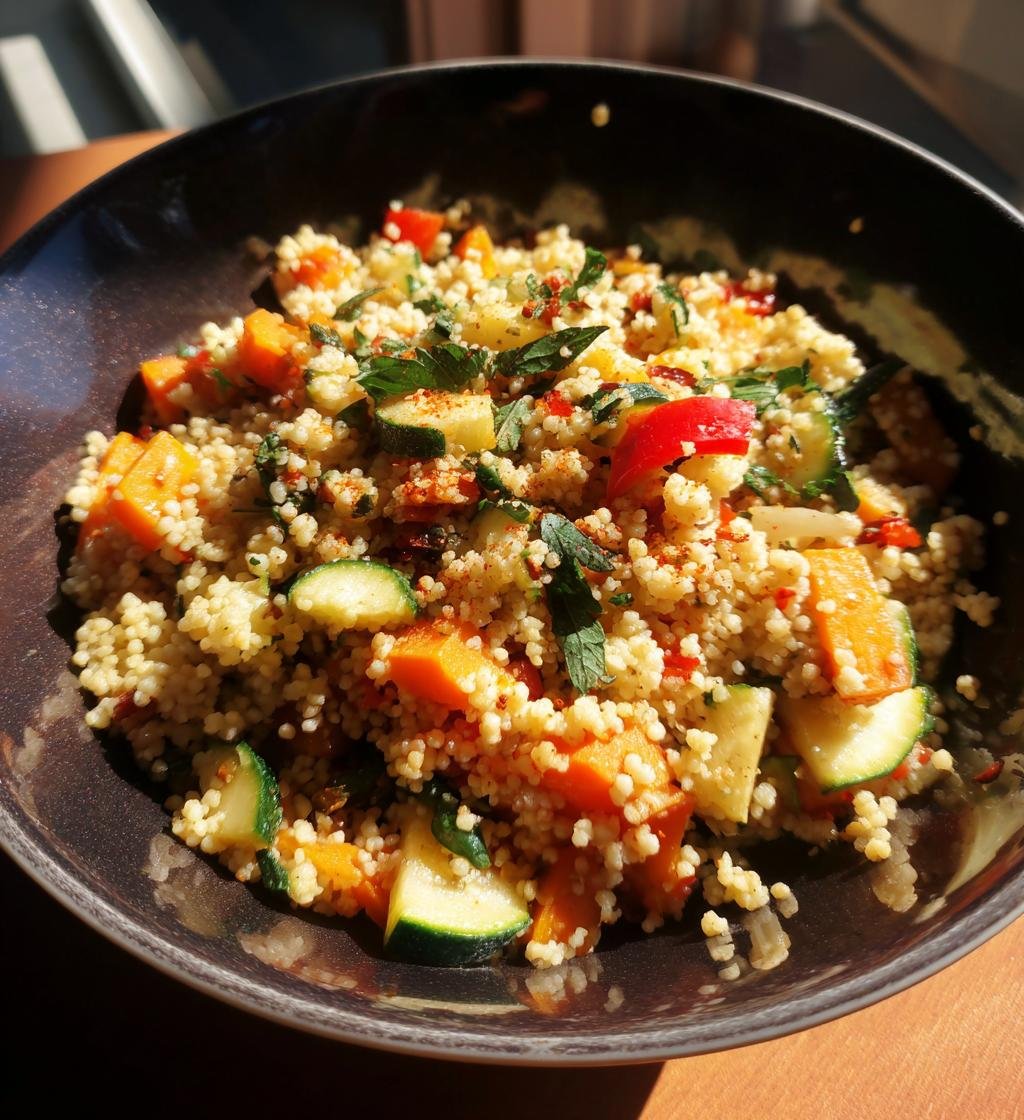 Sallad med couscous och grönsaker – Enkel och nyttig middag