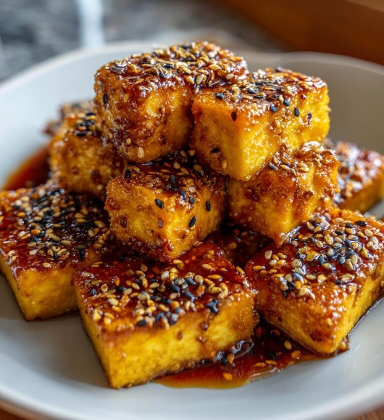 tofu i ugn med teriyakisås