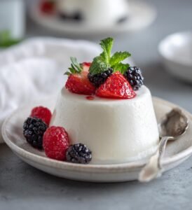 panna cotta recept klassisk italiensk