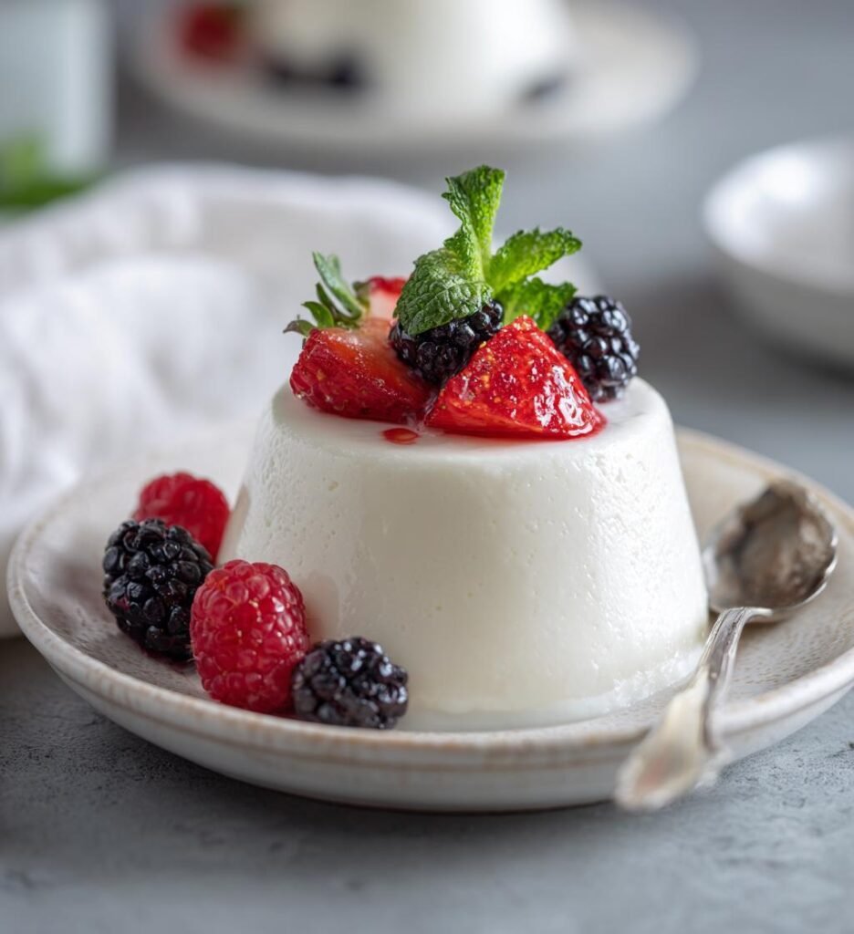 panna cotta recept klassisk italiensk