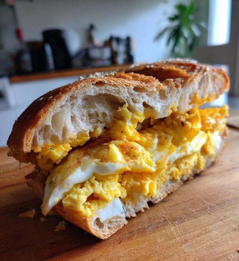 smörgås med äggröra recept enkel