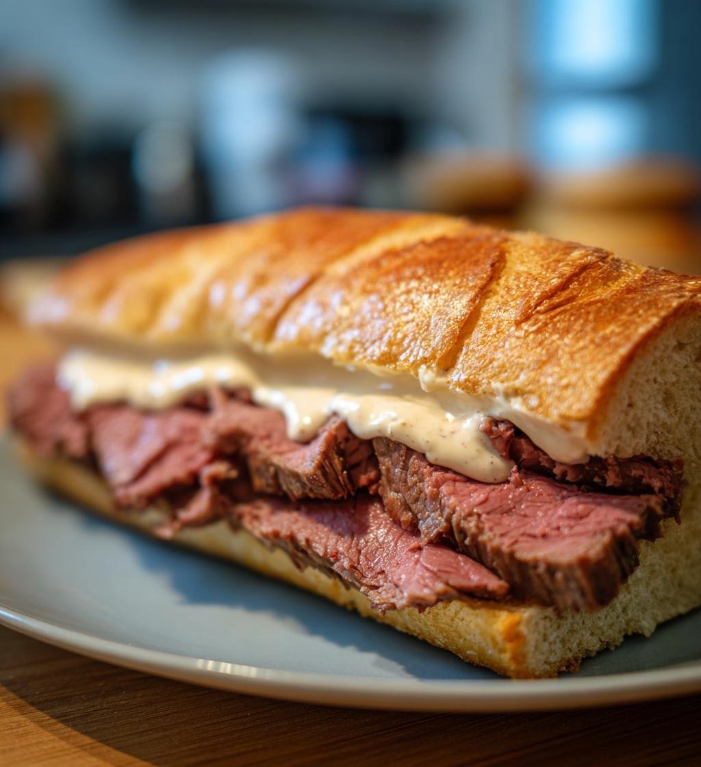 Sandwich med rostbiff och remouladsås – Enkel och Saftig Lunch - steg för steg