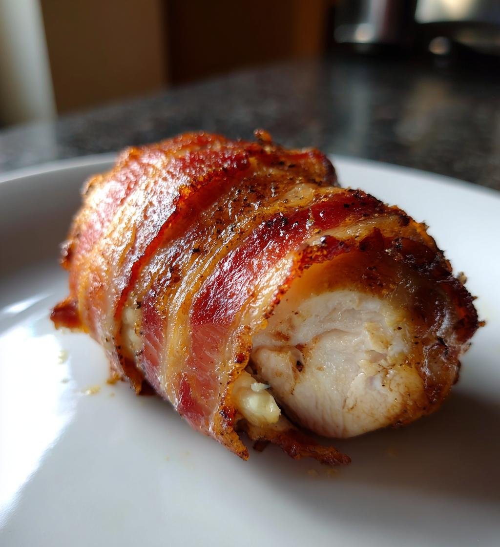 Kycklingfilé med baconlindning recept – Enkel och saftig middag