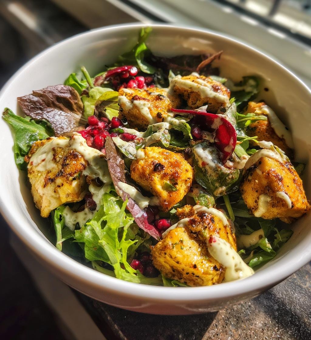 airfryer kycklingsallad recept snabb