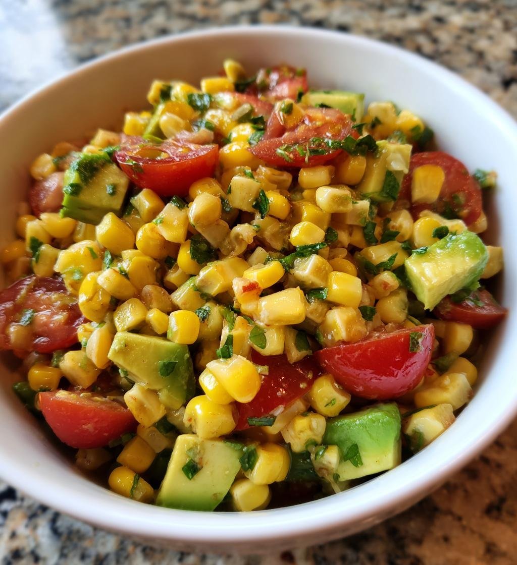 Mexikansk sallad med majs recept – Snabb och enkel rätt