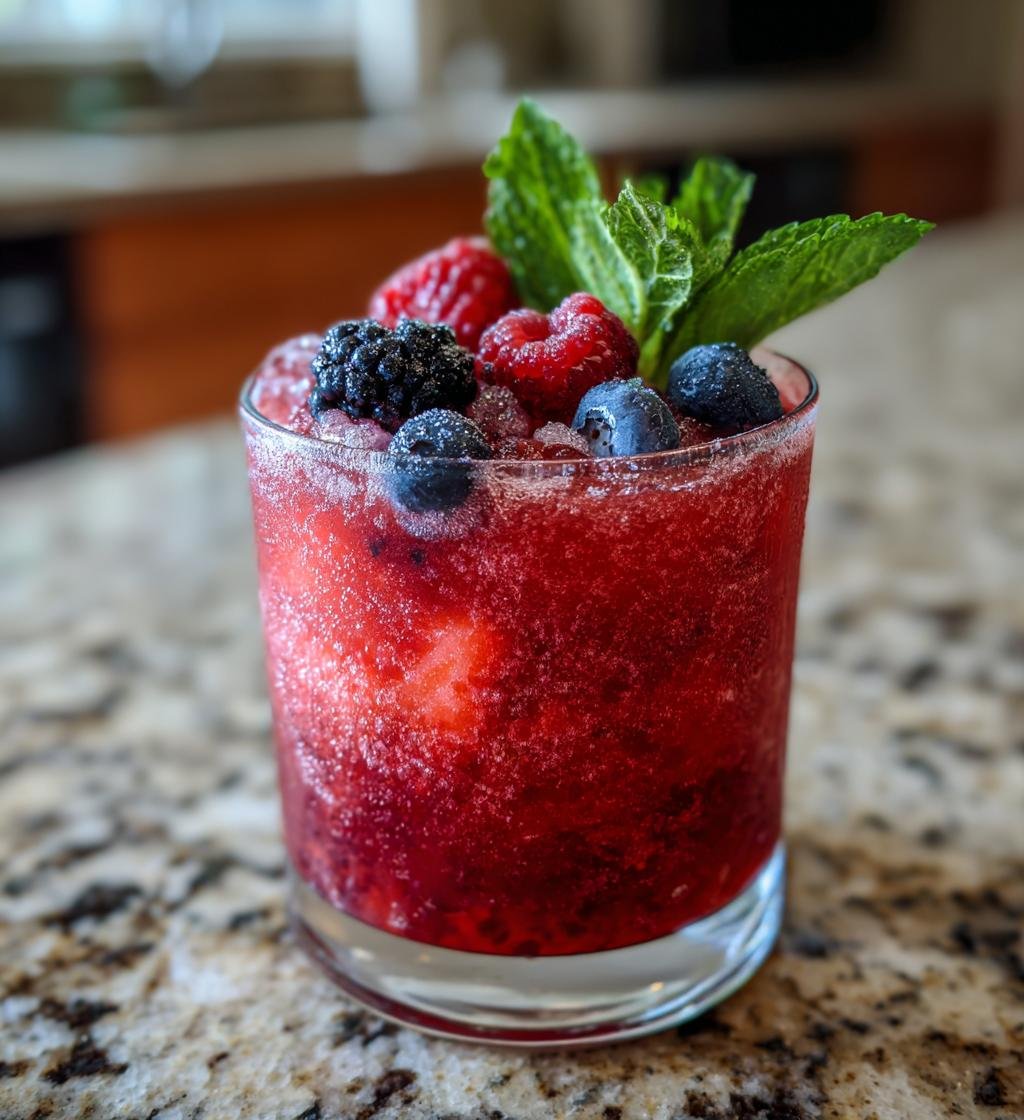 Bärslush Recept Sommar Enkel – Perfekt för Varma Dagar! - steg för steg