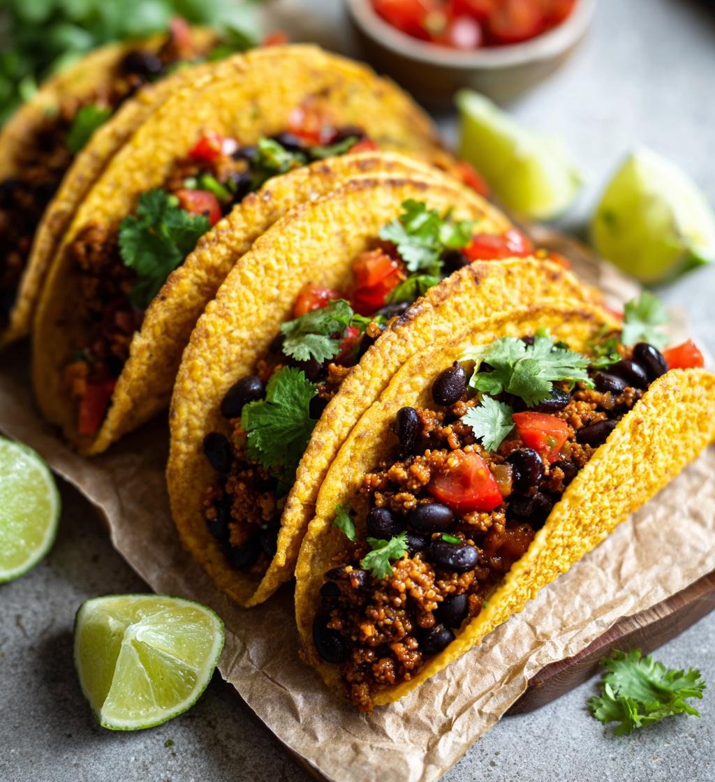 Vegansk tacos recept med svarta bönor - Snabb och God middag