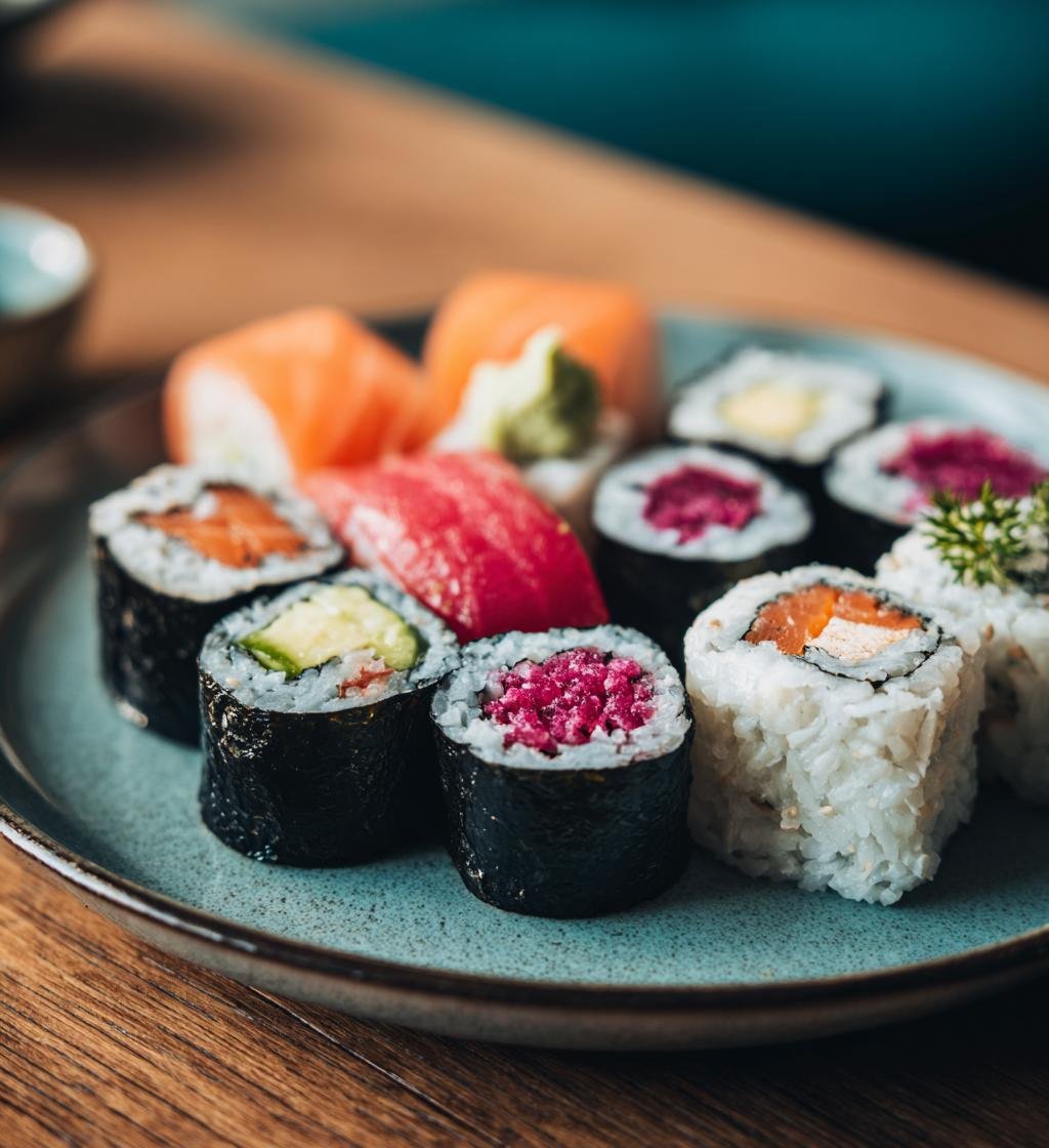 Vegetarisk sushi recept hemgjord – Enkel och god variant - steg för steg