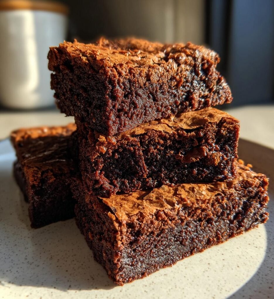 brownie recept fudgy choklad enkel