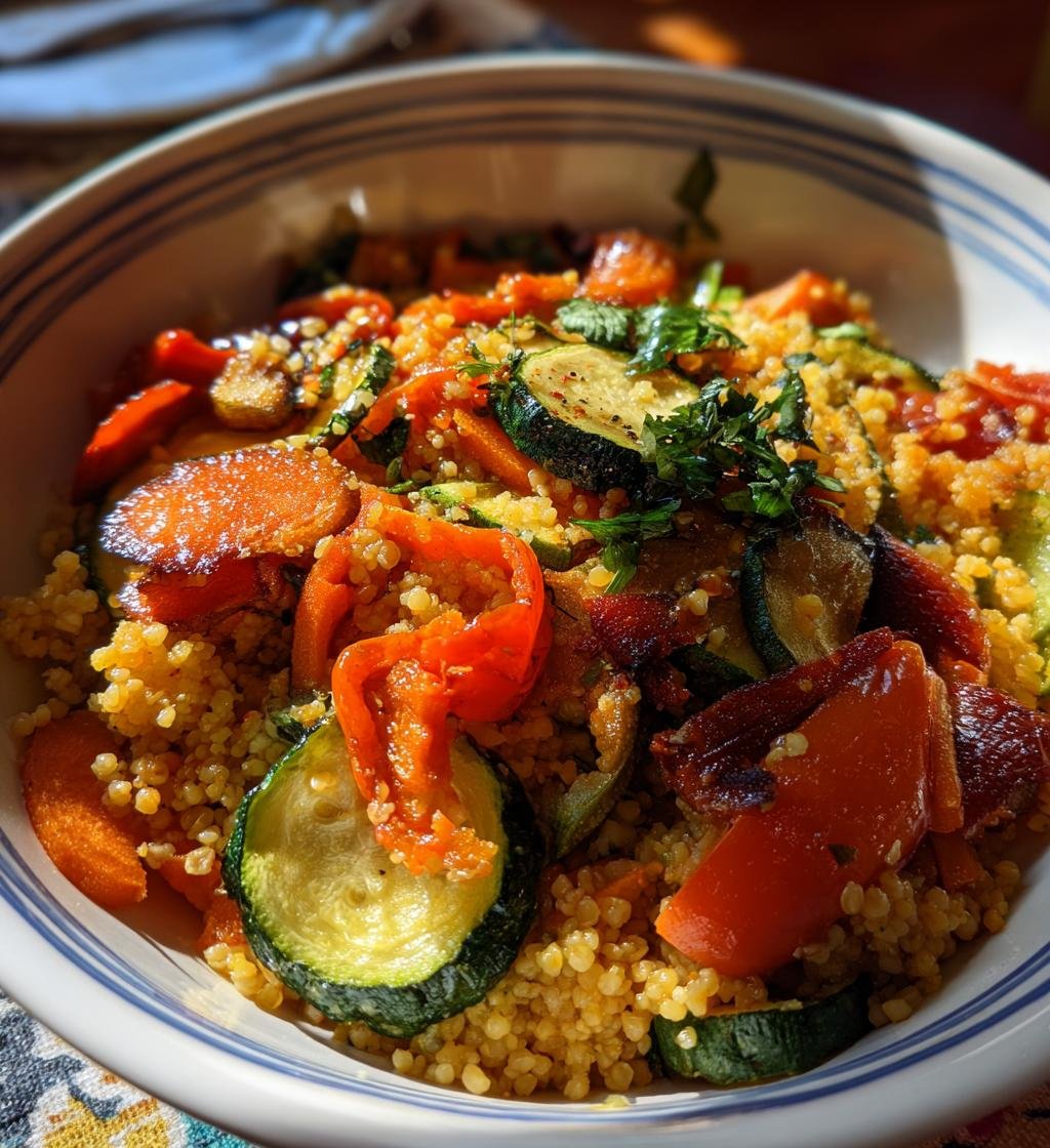 Bulgursallad med rostade grönsaker – Enkel och nyttig rätt!
