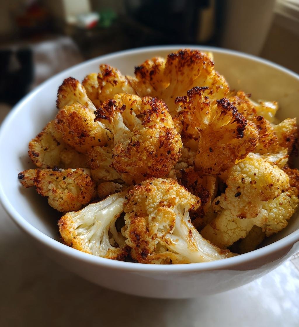 Airfryer blomkål recept krispig och nyttig - Enkel och god!