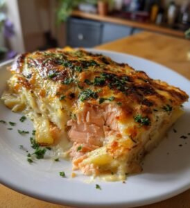 gratäng med lax och potatis recept