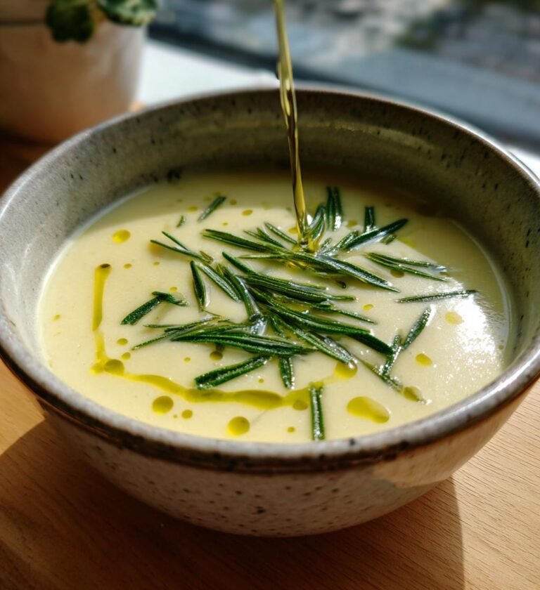 soppa med vit böna och rosmarin