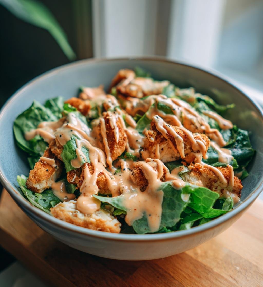Sallad med kyckling och jordnötsdressing - Enkel och God Måltid