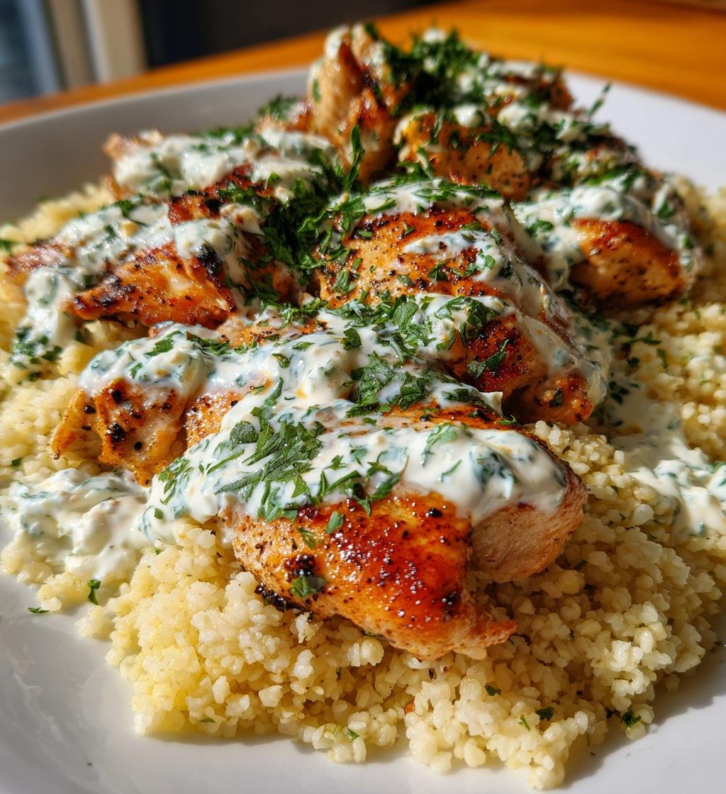 Kyckling med tzatziki och bulgur – Enkel och God Middag