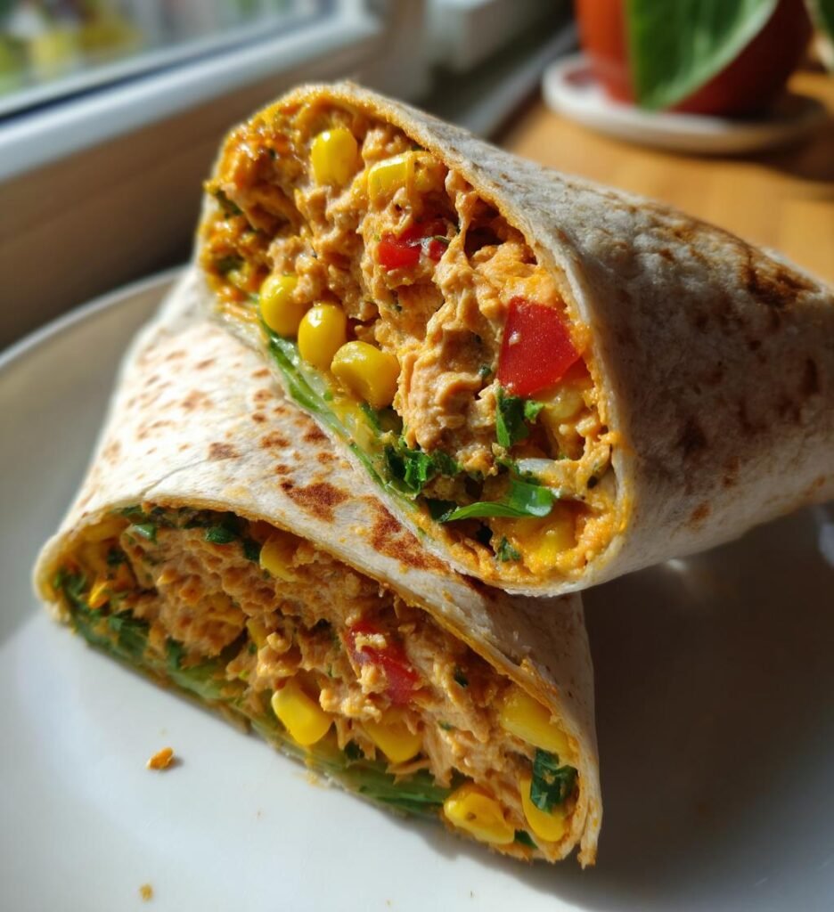 wrap med tonfisk och majs recept