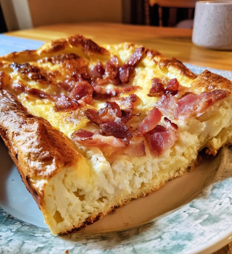 ugnspannkaka med bacon recept