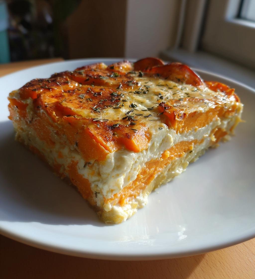 Gratäng med sötpotatis och fetaost - Enkel och God middag - steg för steg