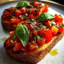 Bruschetta recept klassisk tomat - Enkel och God måltid