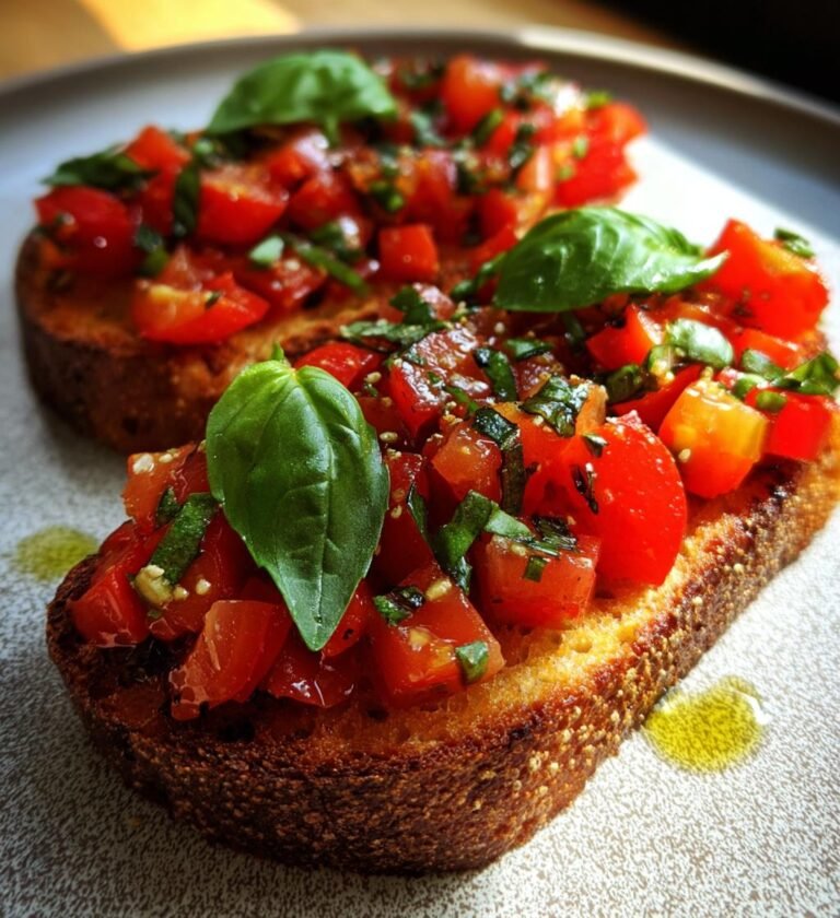 bruschetta recept klassisk tomat