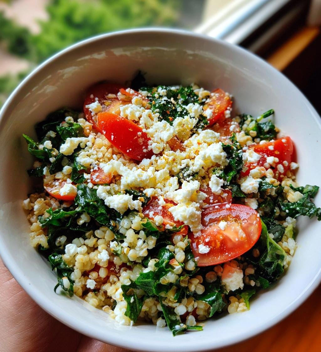 Sallad med bulgur och fetaost recept – Enkel och nyttig måltid - steg för steg