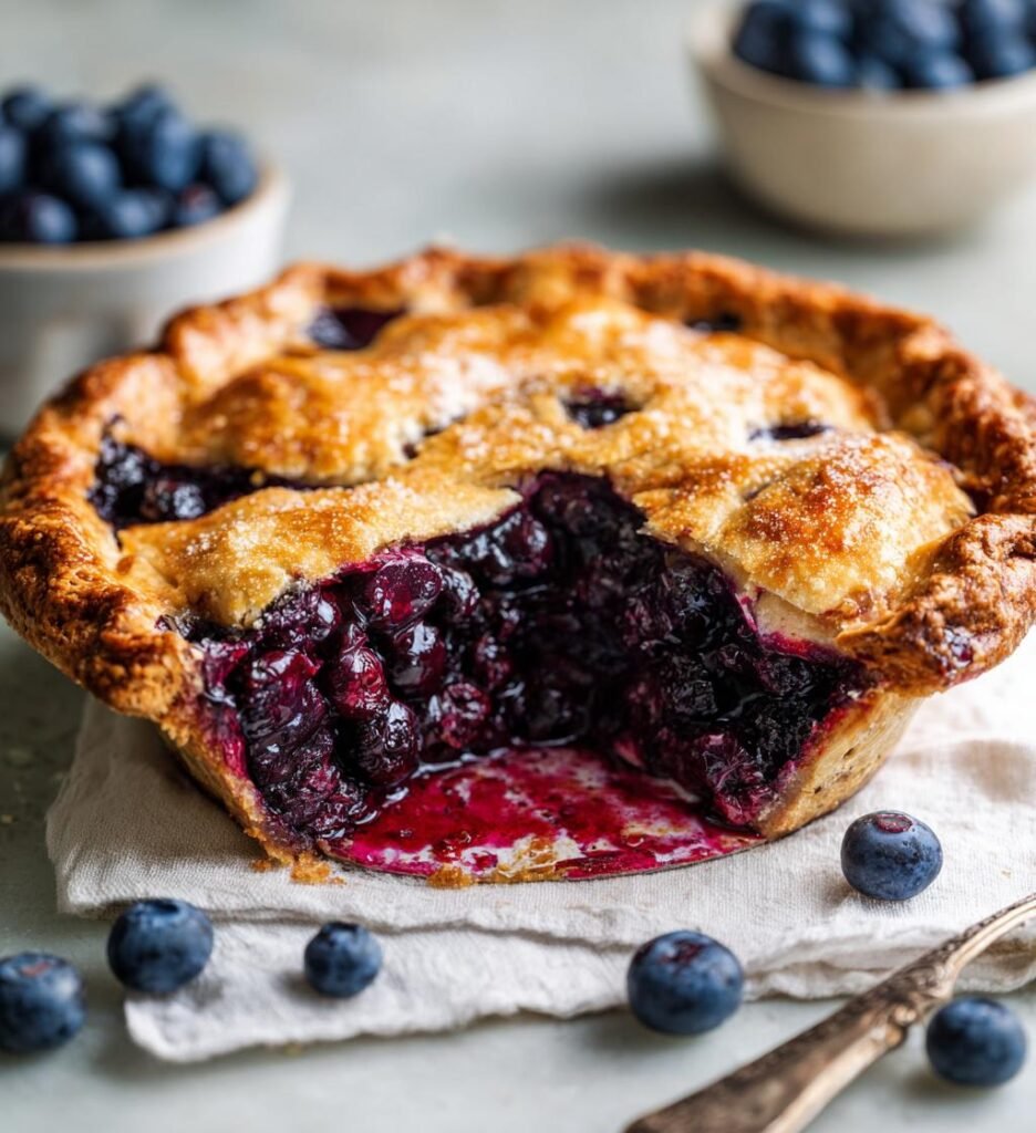 blåbärspaj recept enkel sommar