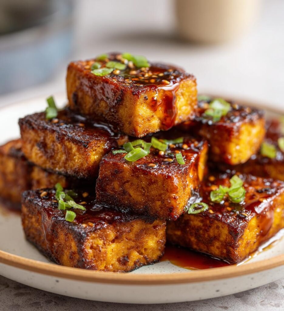 tofu i ugn med teriyakisås