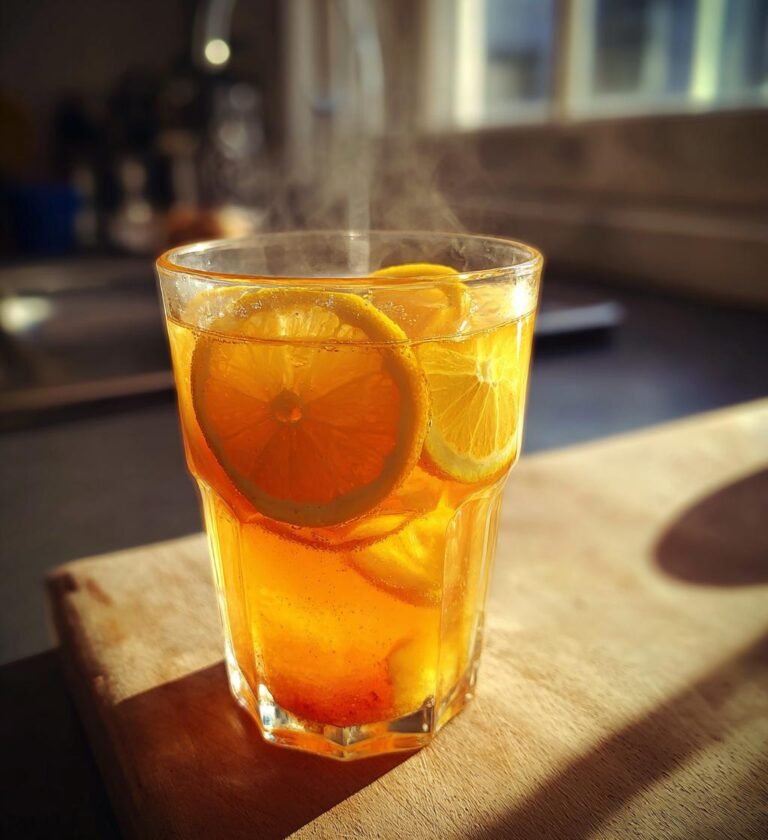 varm citron och ingefärsdryck recept
