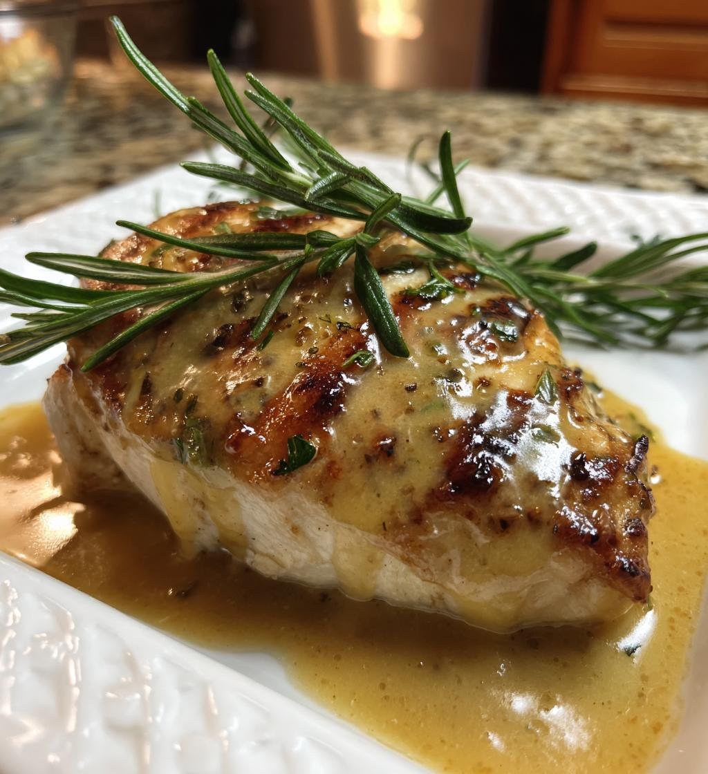 Kyckling med senapssås och rosmarin - Enkel och God Middag