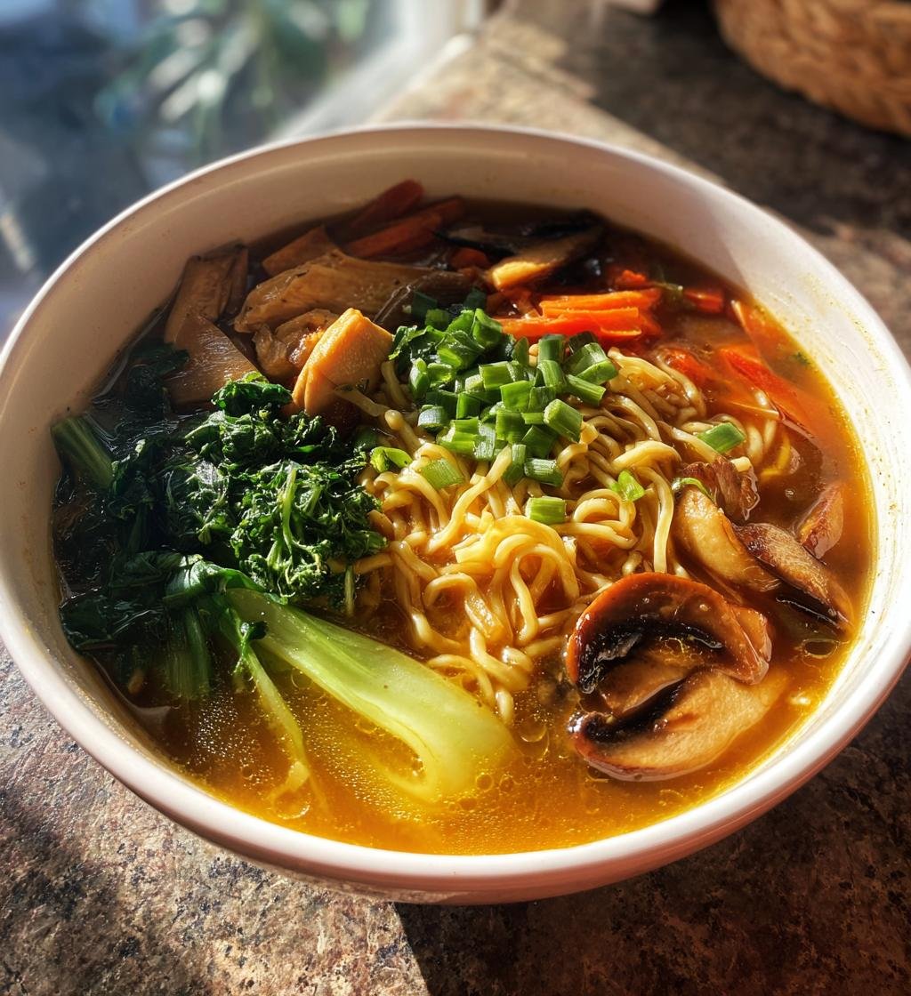 Asiatisk nudelsoppa recept enkel och god med smakfulla ingredienser - steg för steg