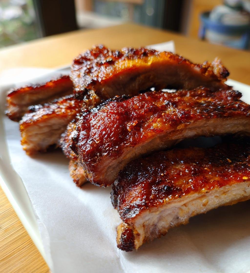 Airfryer Revbensspjäll Recept Enkelt och Saftigt - steg för steg