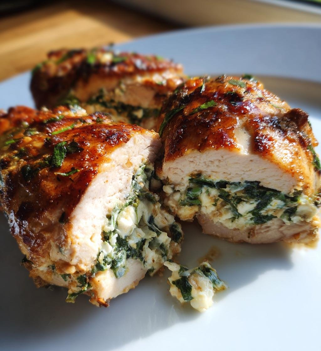 Kycklingfile med spenat och ricotta – Enkel och krämig middag - steg för steg