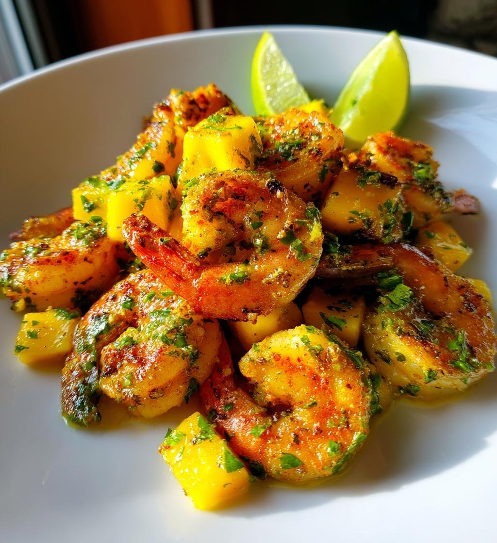 Räkor med mango och lime sallad – Enkel och saftig rätt - steg för steg