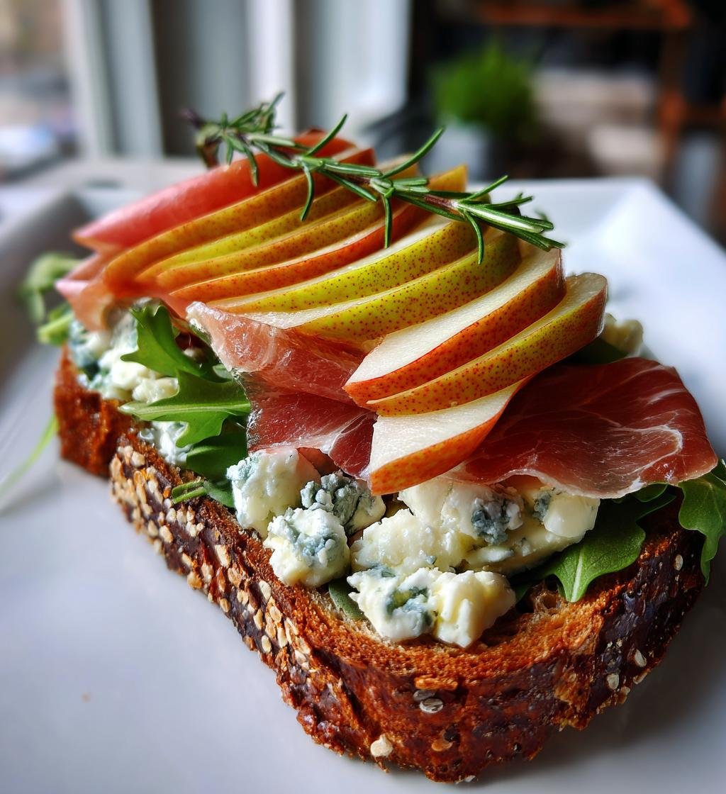 Smörgås med ädelost och päron recept – Enkel och God smakexplosion