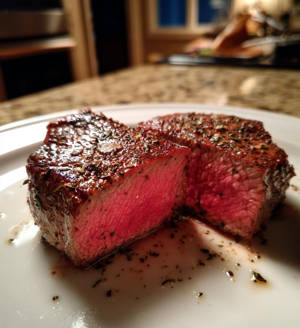 Oxfilé recept enkel stekpanna - Snabb och saftig middag - steg för steg