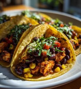 vegansk tacos recept med svarta bönor