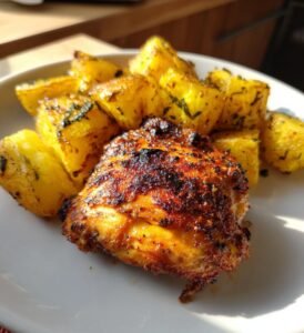 airfryer kyckling och potatis recept