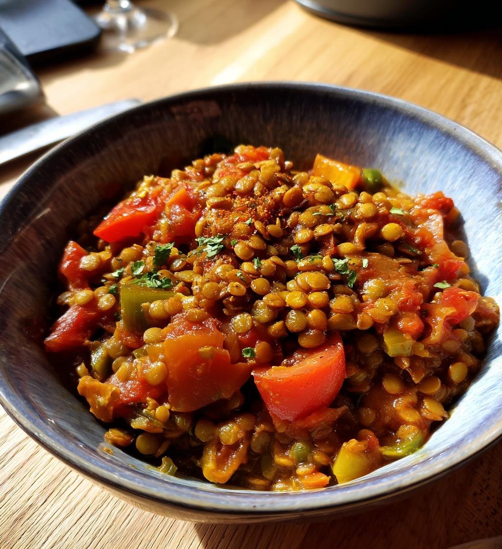 Vegansk gryta med linser och tomat – Enkel och God måltid