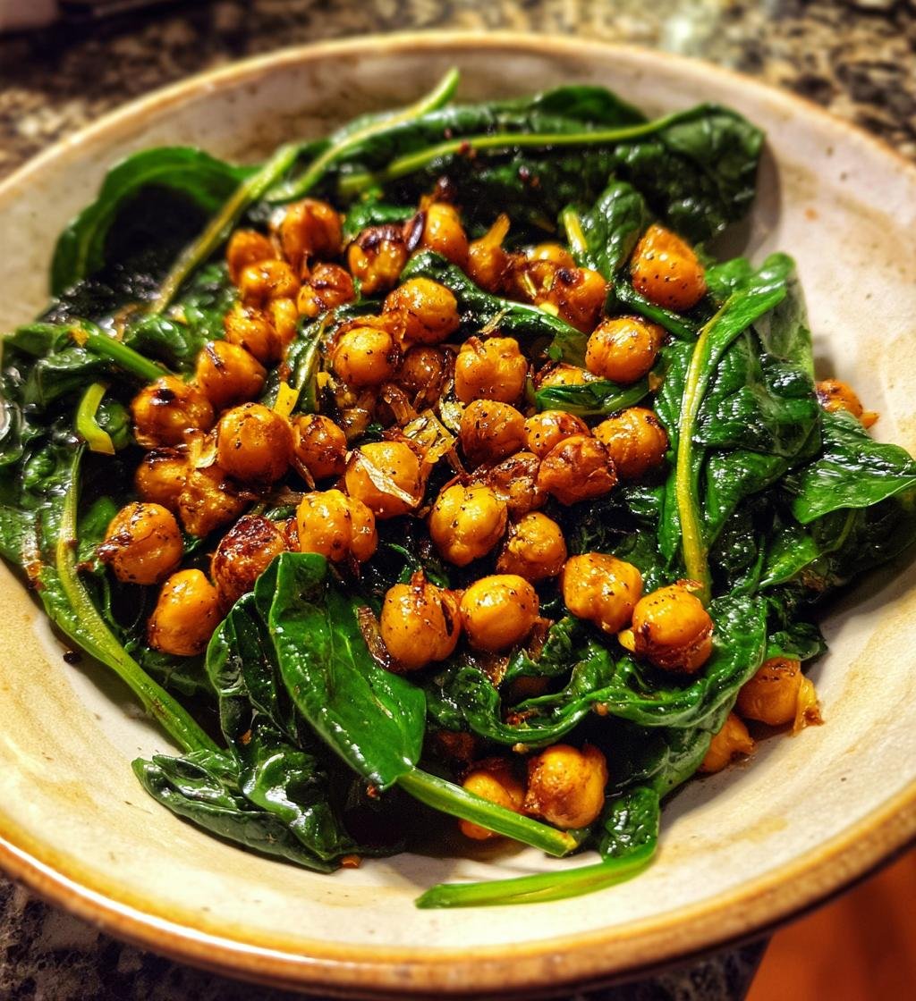 Sallad med rostade kikärtor och spenat – Enkel och nyttig måltid - steg för steg