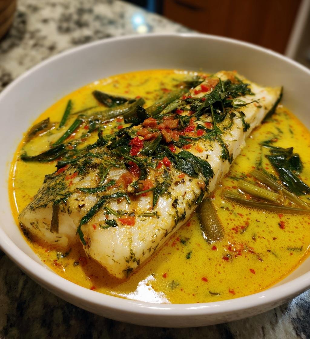 Fisk med kokosmjölk och citrongräs – Enkel och Krämig Middag