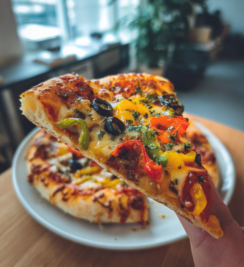 Vegetarisk pizza recept hemgjord - Enkel och god