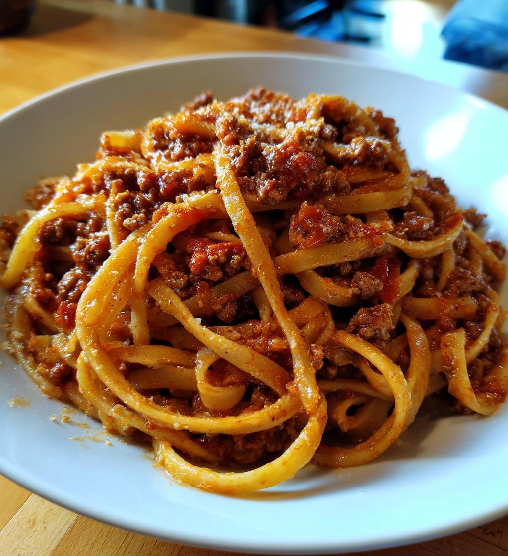 Pasta med köttfärs och tomat hemgjord – Enkel och God Middag - steg för steg